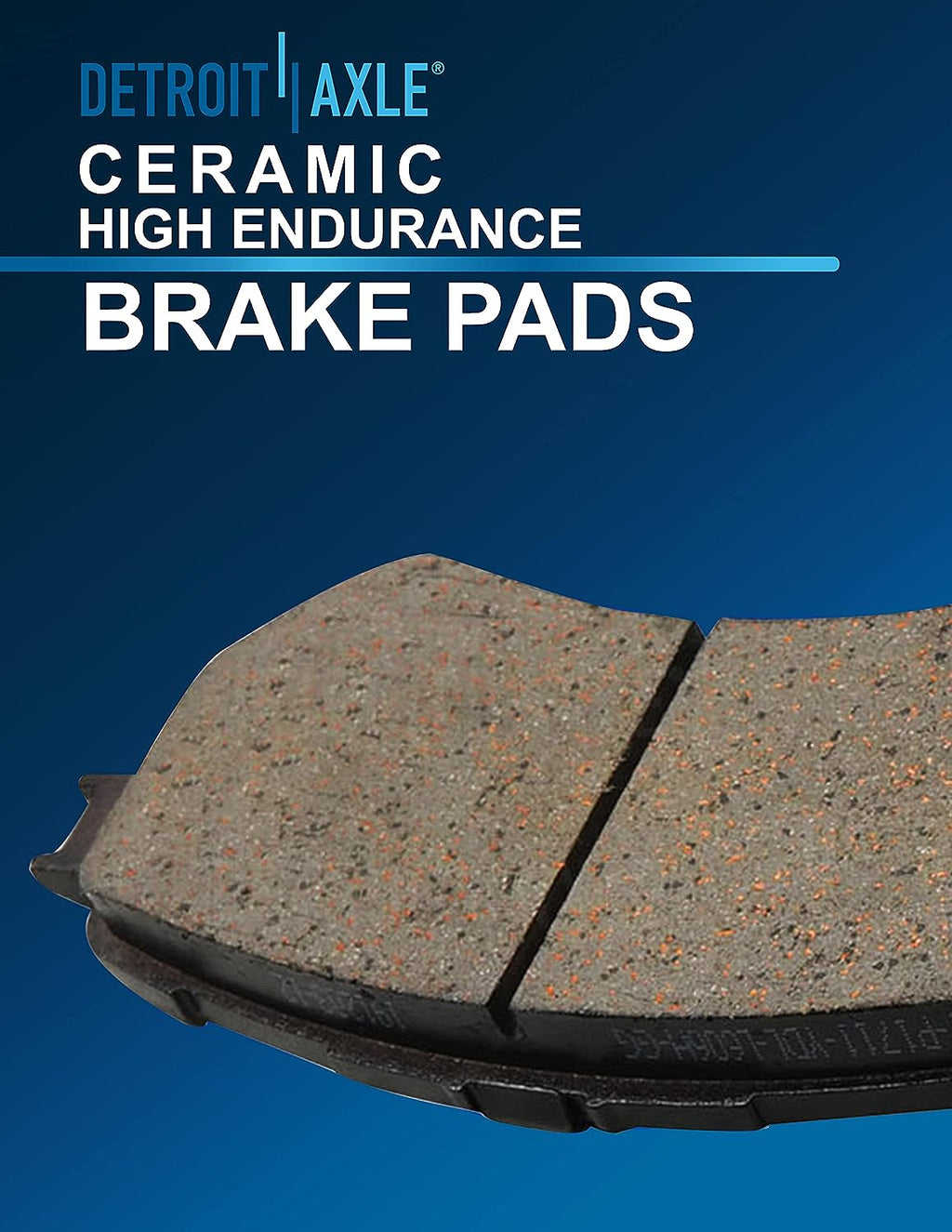 Front and Rear Disc Rotors + Ceramic Brake Pads 8pc Set H25719
