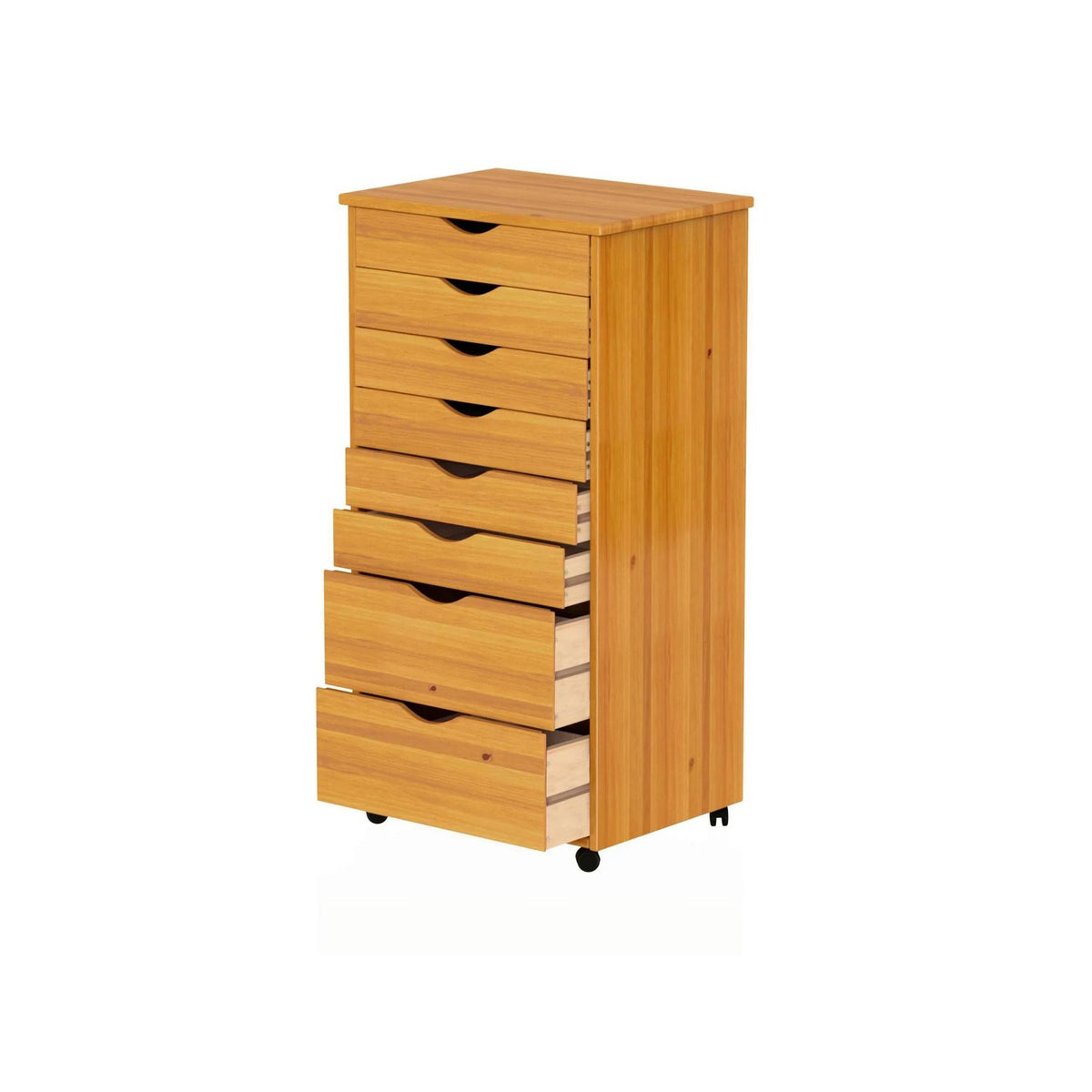 6+2 Drawer Wide Roll Cart F3787