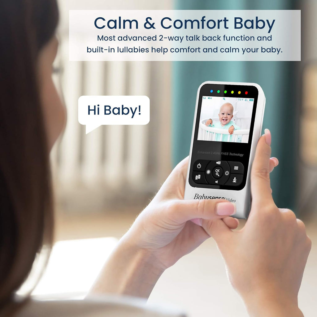 Video Baby Monitor with Camera and Audio, Two Cameras, Night Vision, Two Way Talk K46207