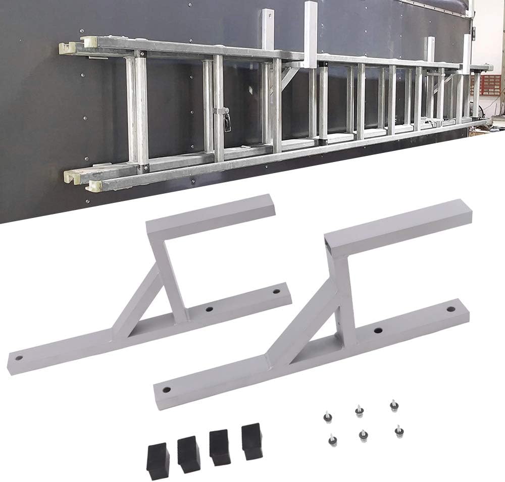2pcs Aluminum Side Mount Ladder Racks E44143