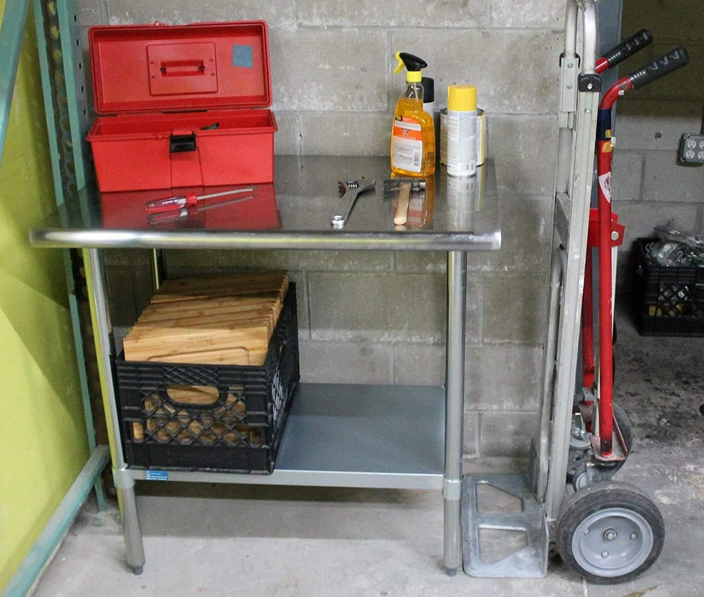Stainless Steel Table with Casters L1648