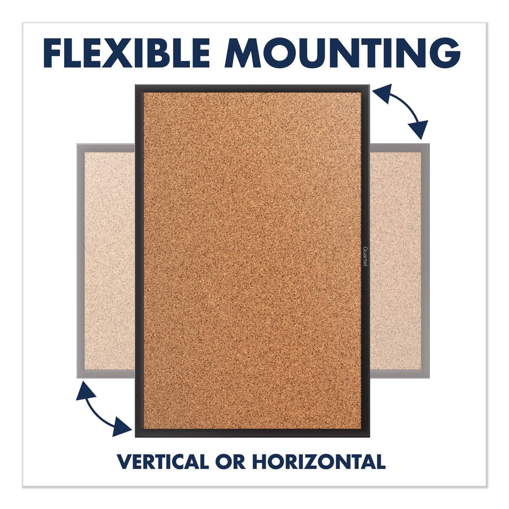 Cork Bulletin Board 72x48 Aluminum Frame D749