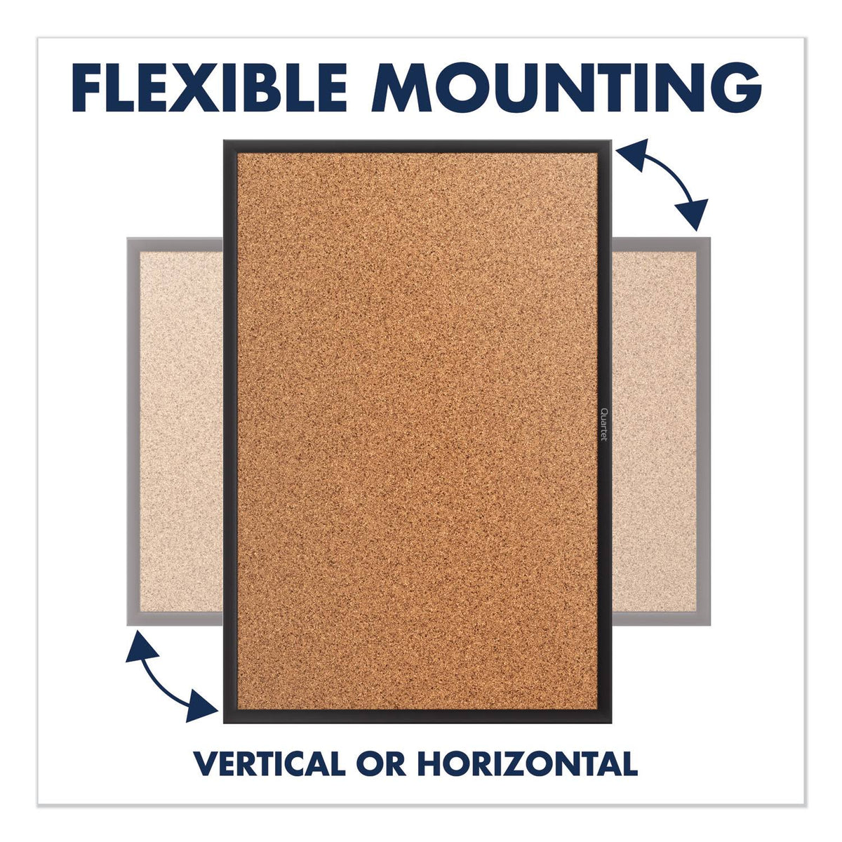 Cork Bulletin Board 72x48 Aluminum Frame D749