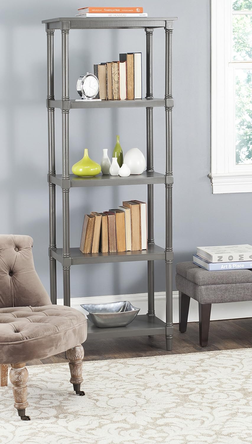 Grey 5 Tier Bookcase G3872