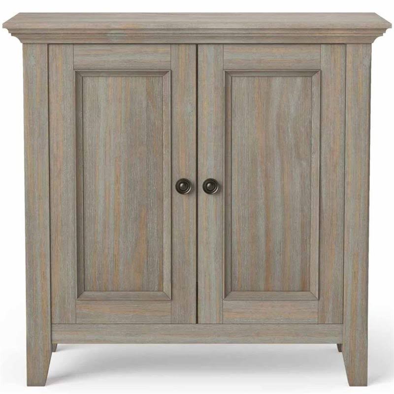 Solid Wood 32 in. Wide Low Storage Cabinet G9395