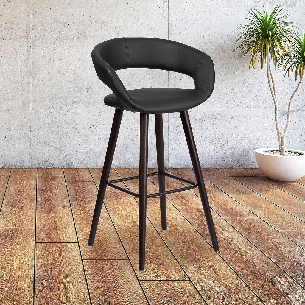 Cappuccino Wood Barstool Q4333