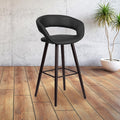 Cappuccino Wood Barstool Q4333