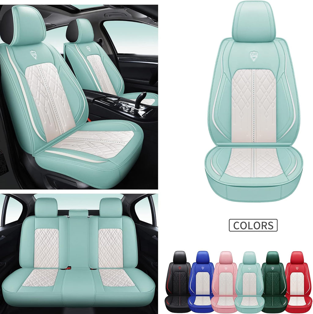 5 Seats Full Set Synthetic Leather Car Seat Cover F4045