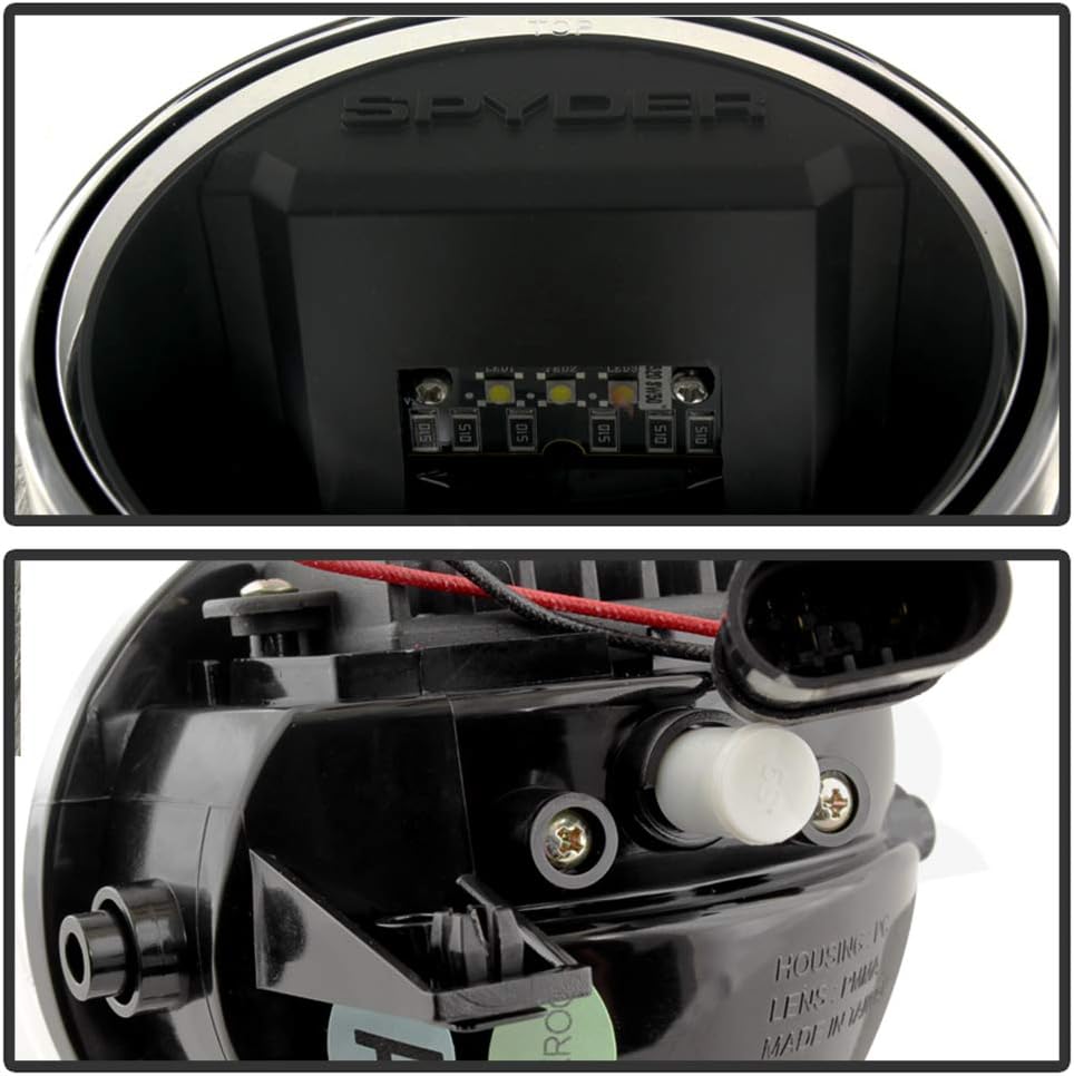 For 2011-2014 Ford F150 Black LED Bumper Fog Lights Assembly G3776