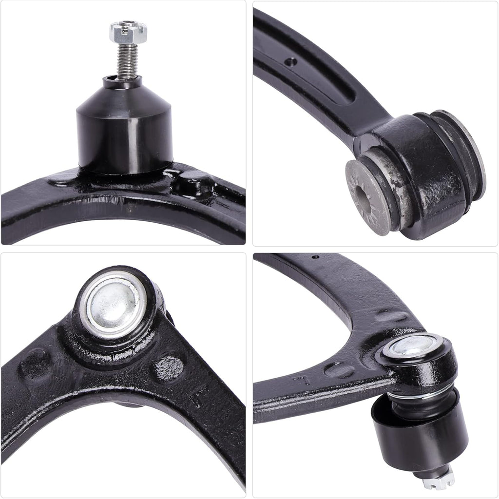 10pcs Front Suspension Kit Upper Control Arms Ball Joint Sway Bar Link Tie Rod Ends Z280505
