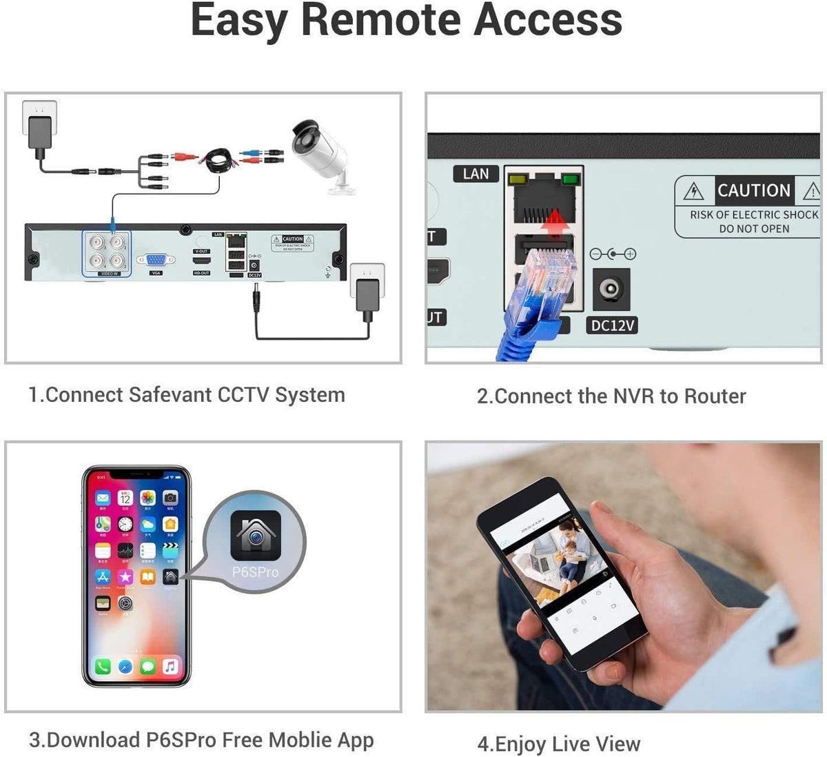 8 Channel 5MP CCTV Security Camera System with 8 Cameras N52000