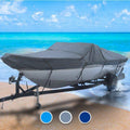 Gray Trailerable Semi-Custom Cuddy Cabin Boat Cover O13258