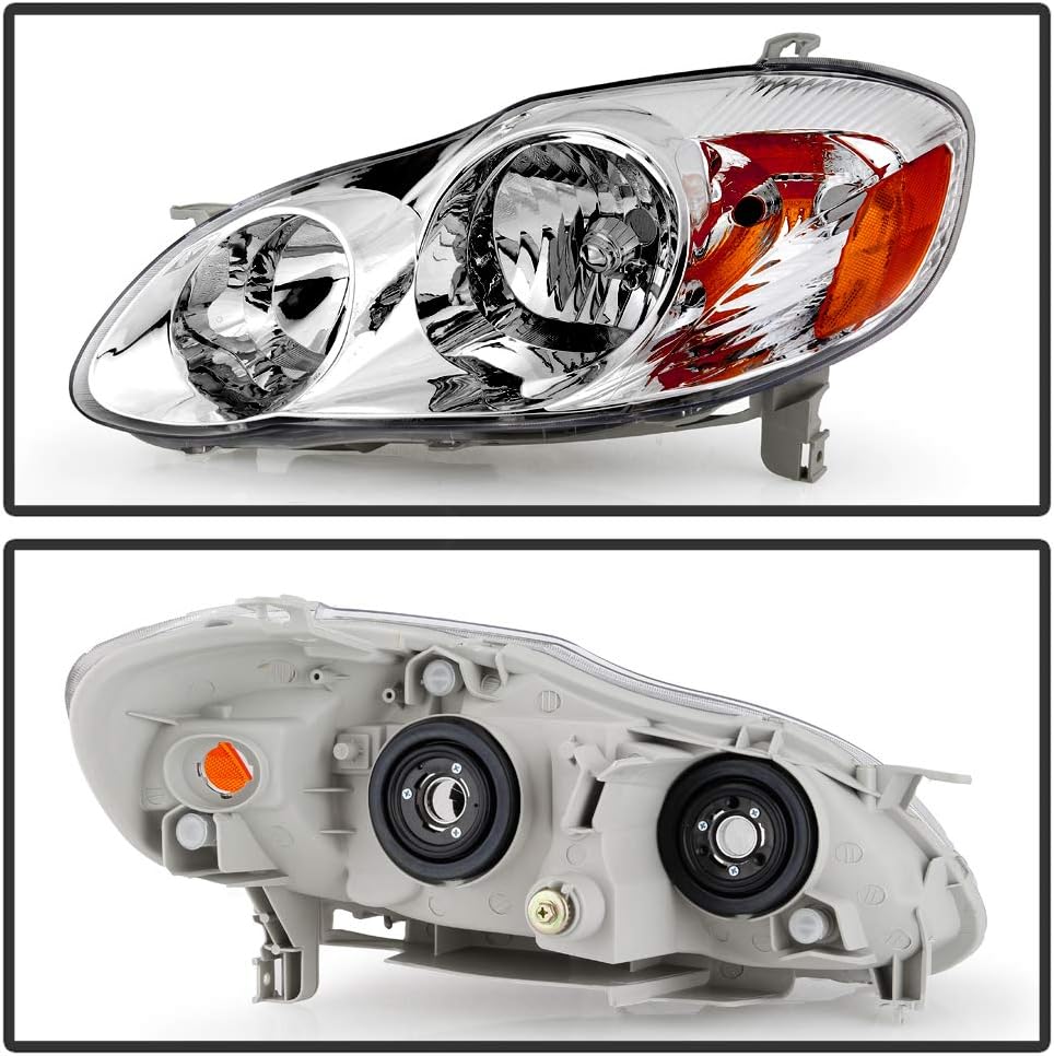 Toyota Corolla Replacement Headlights Amber Signal Lamp Driver + Passenger Side Z928