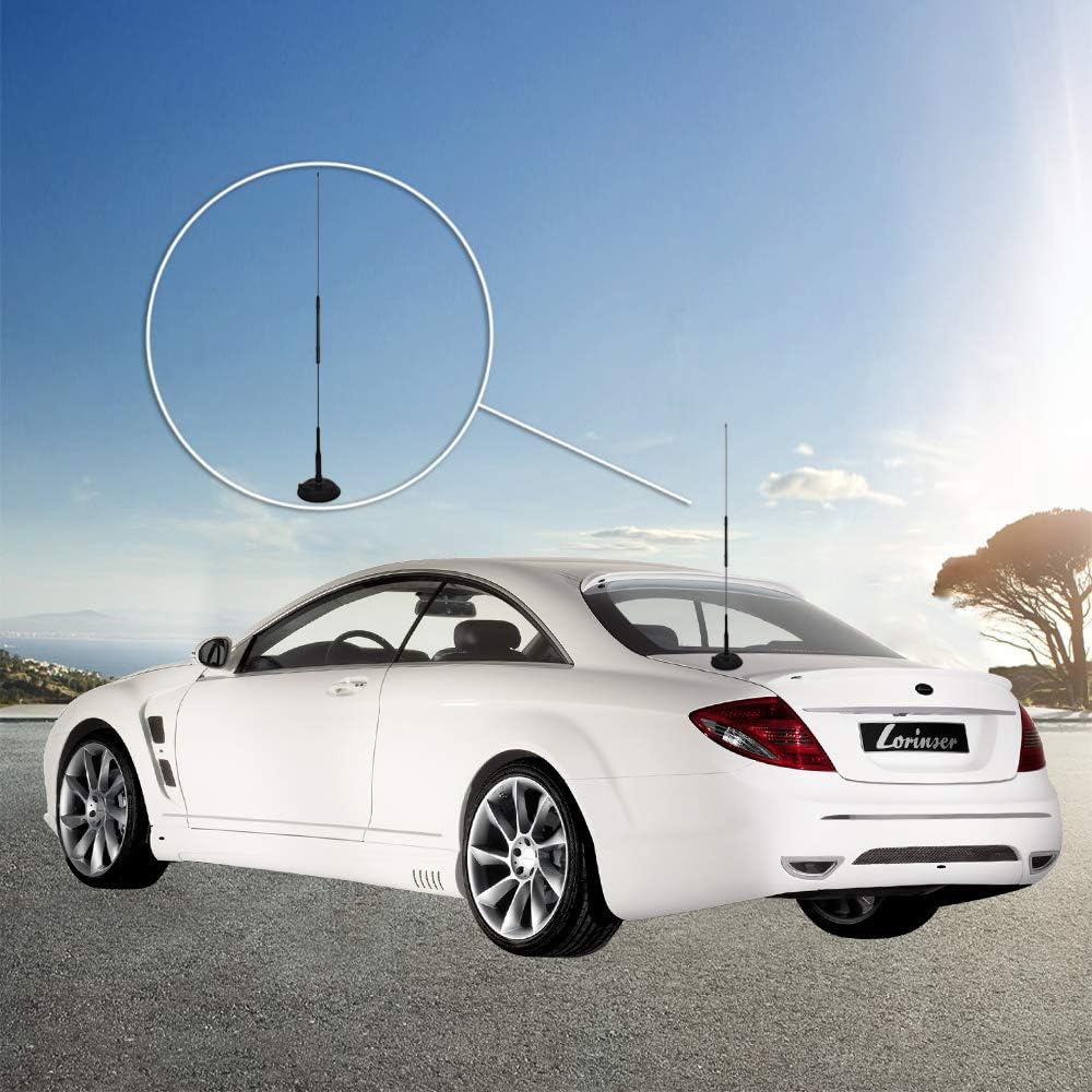 2meter 70cm Mobile Radio Antenna 29.5inch 144/430MHz PL259 Connector Pack of 2 B2296