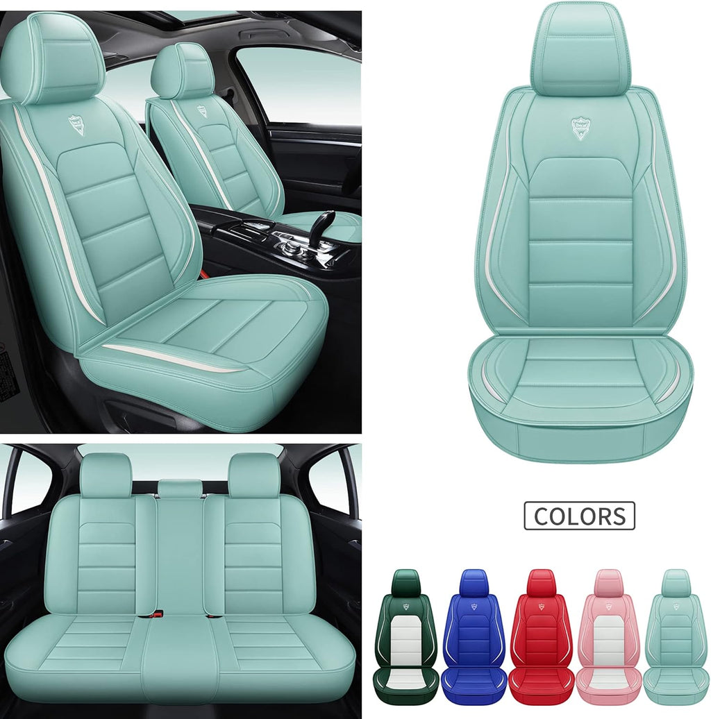5 Seats Full Set Synthetic Leather Car Seat Cover F4045