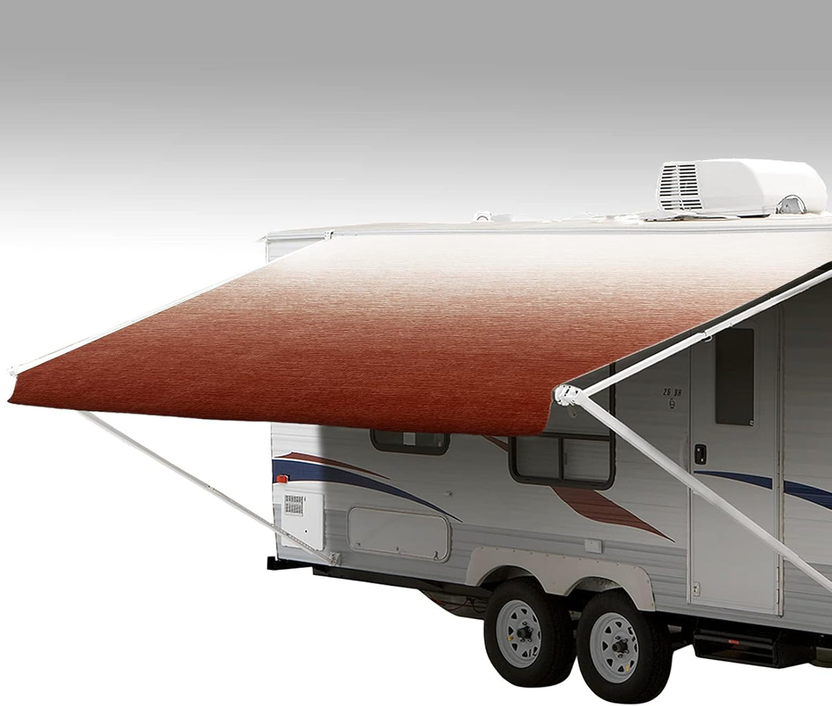 Weatherproof Vinyl RV Awning Fabric Replacement 16' L7552
