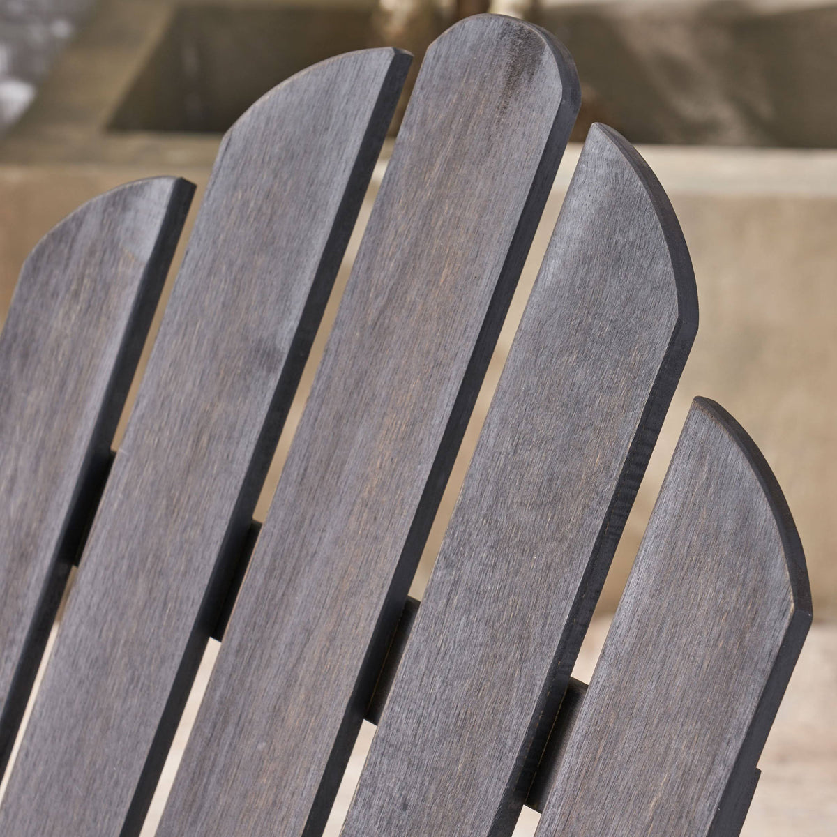 Dark Brown Acacia Wood Outdoor Rocking Chair M9017