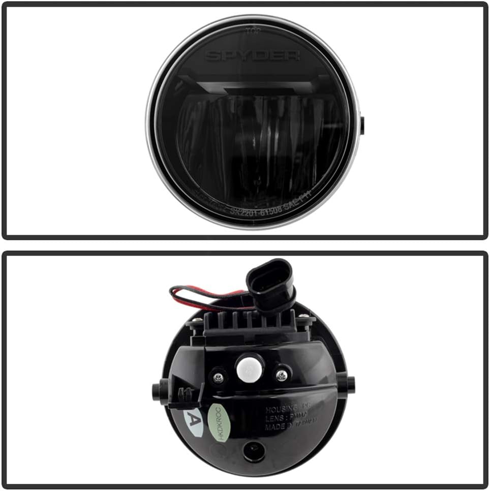 For 2011-2014 Ford F150 Black LED Bumper Fog Lights Assembly G3776