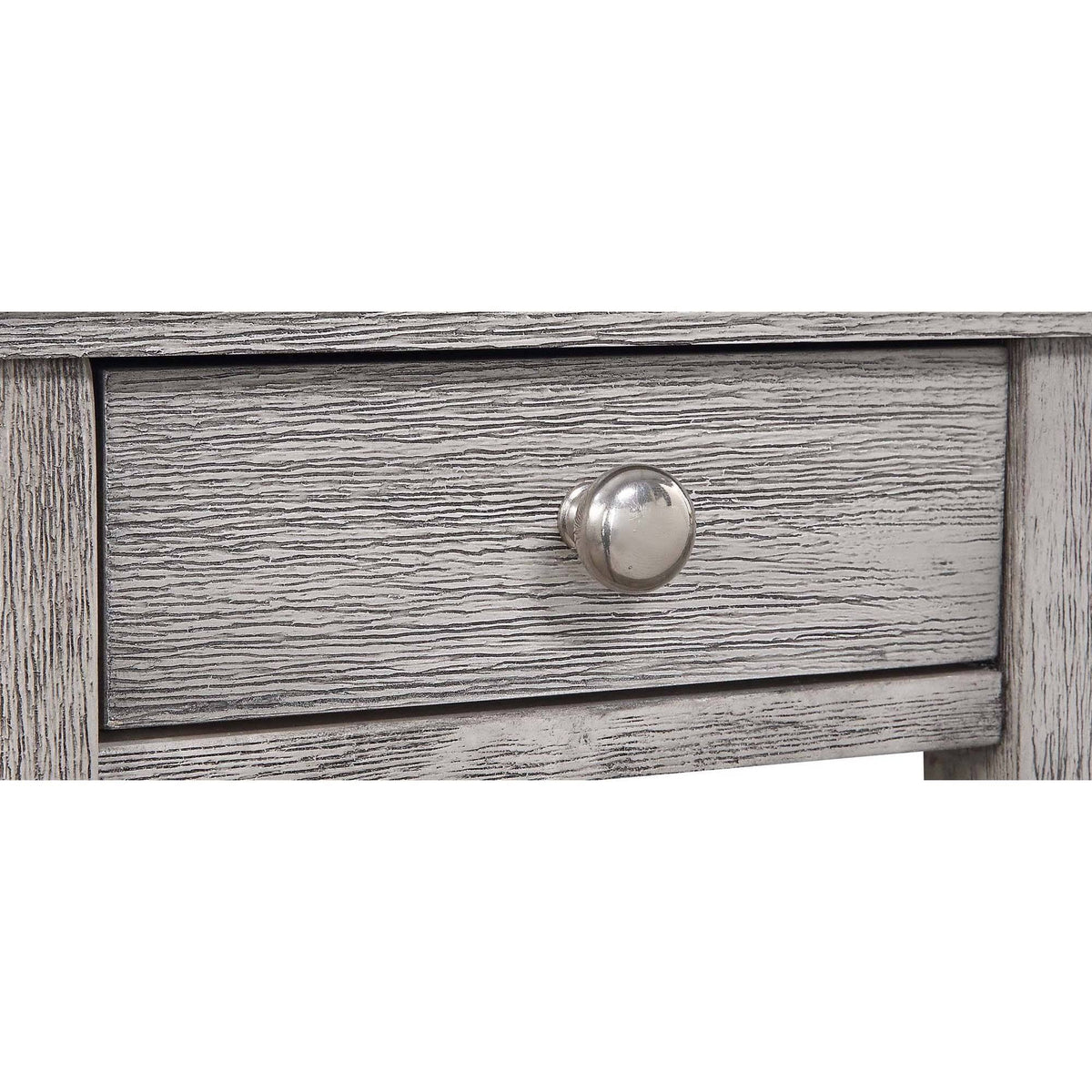3 Tier End Table with Drawer Light Gray L304