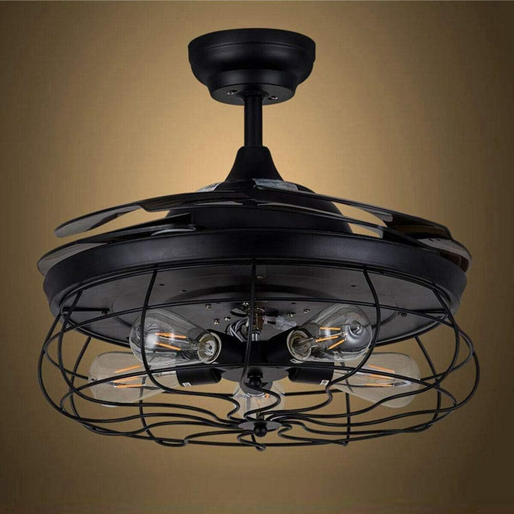 42 Inch Ceiling Fan with Light Retractable Blades A79060