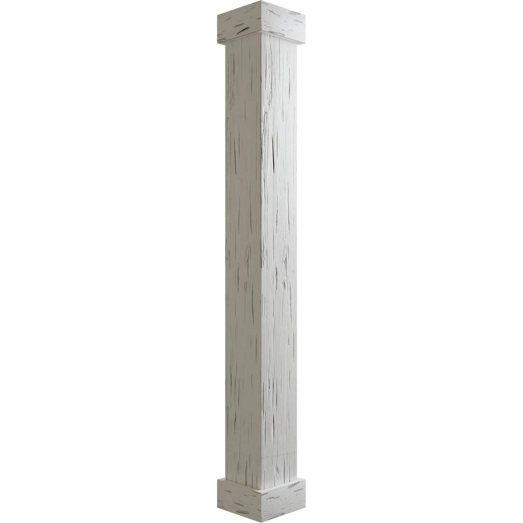 Faux Wood Non-Tapered Square Column Wrap O41674