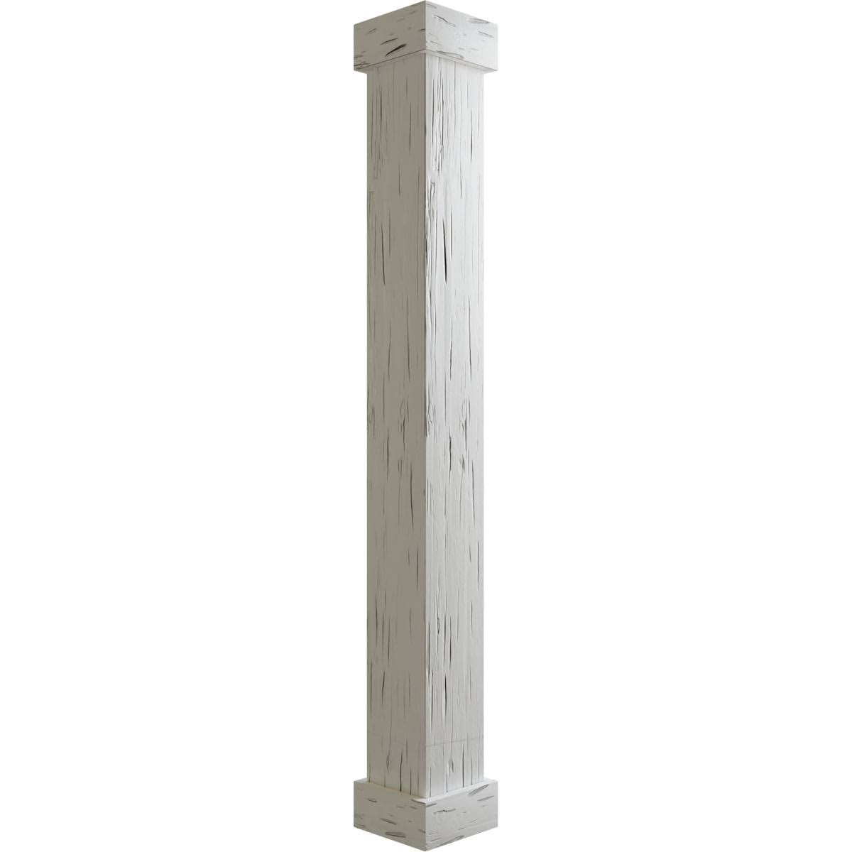 Faux Wood Non-Tapered Square Column Wrap O41674