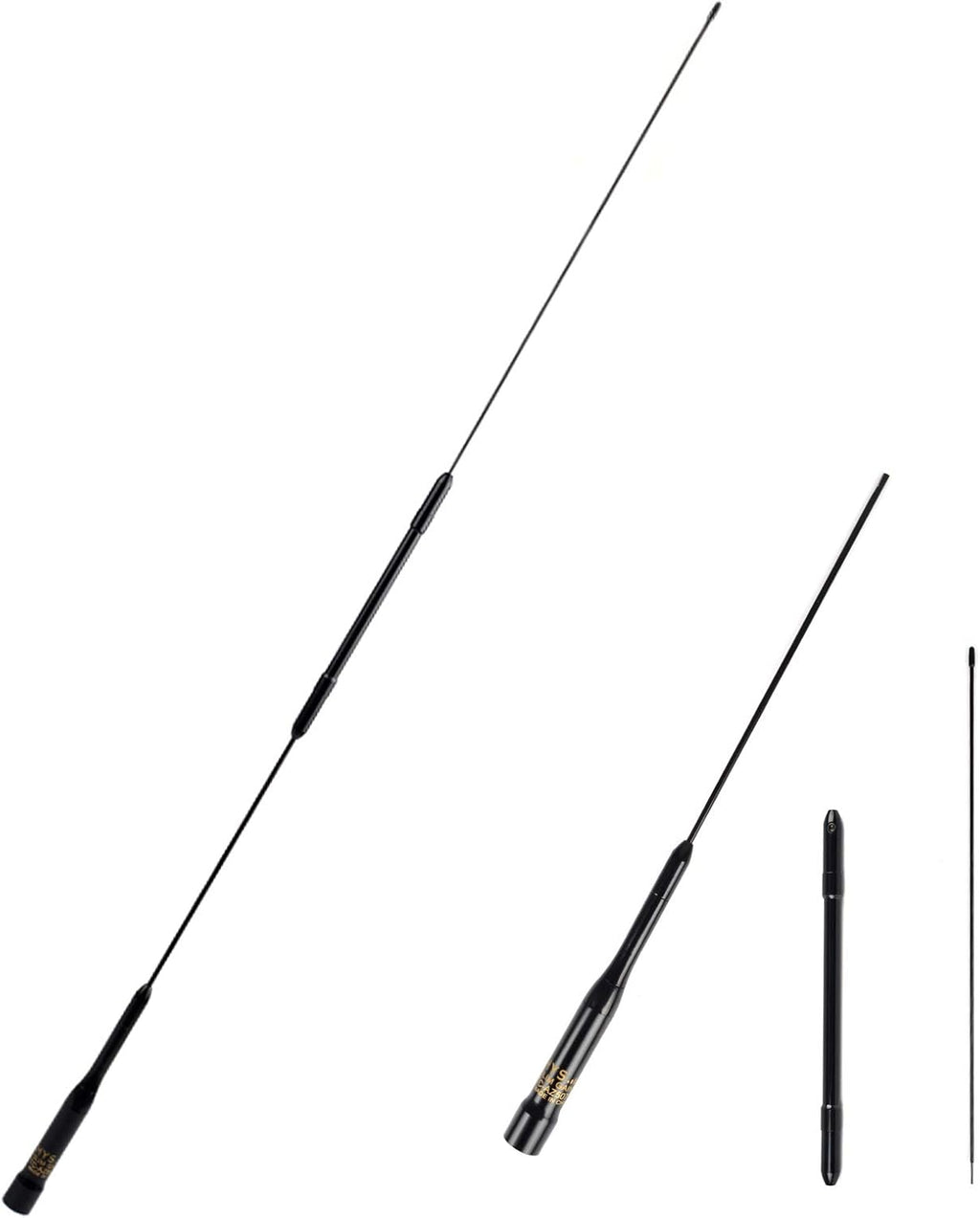 2meter 70cm Mobile Radio Antenna 29.5inch 144/430MHz PL259 Connector Pack of 2 B2296
