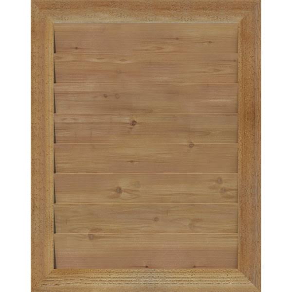 Unfinished Non-Functional Vertical Gable Vent D44812
