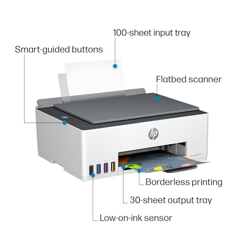 Wireless All-in-One Ink-Tank Printer, White B262
