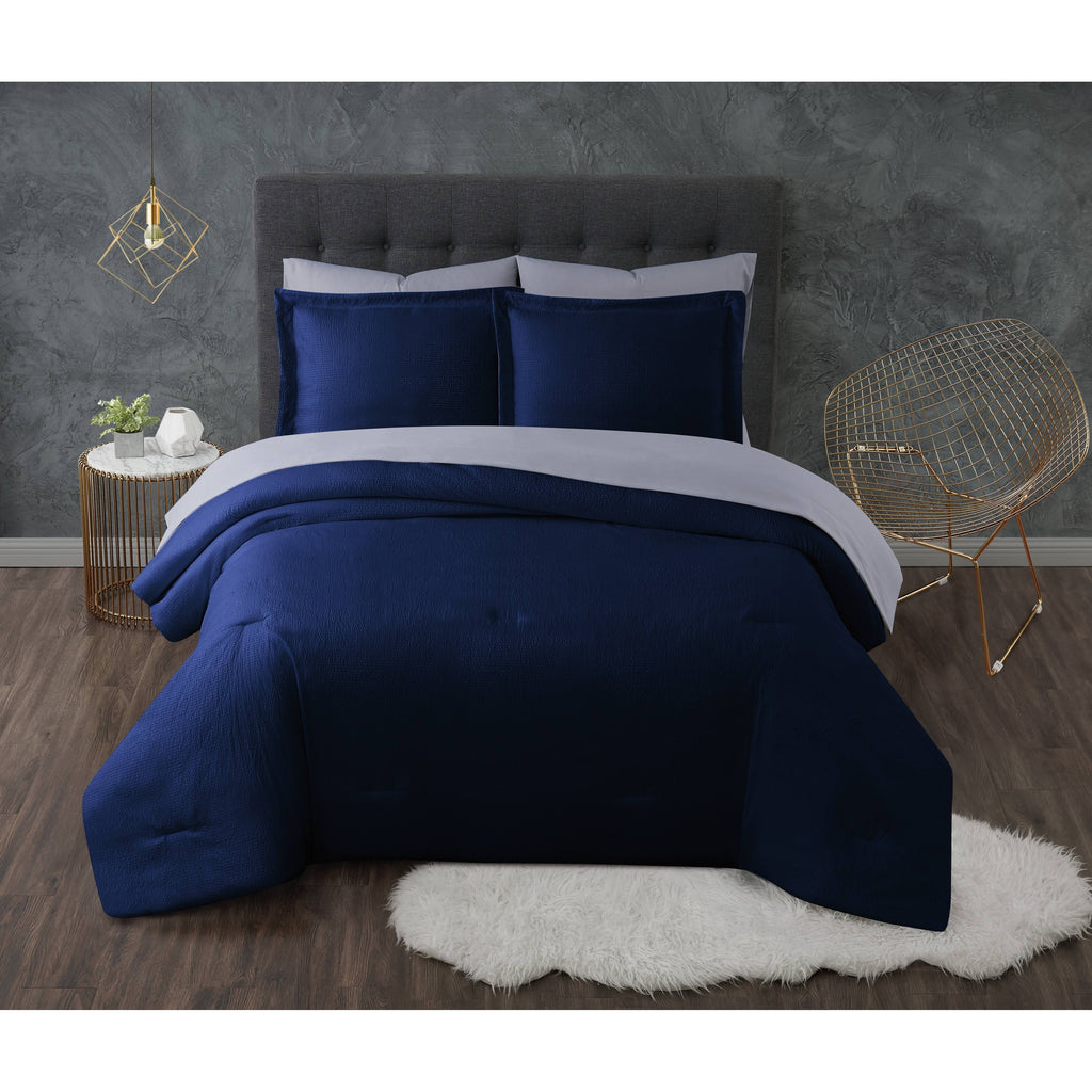 King Gray 7 Piece Bed in A Bag Z1871