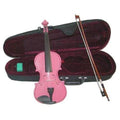 Pink 4/4 Full Size Violin with Case and Bow A355