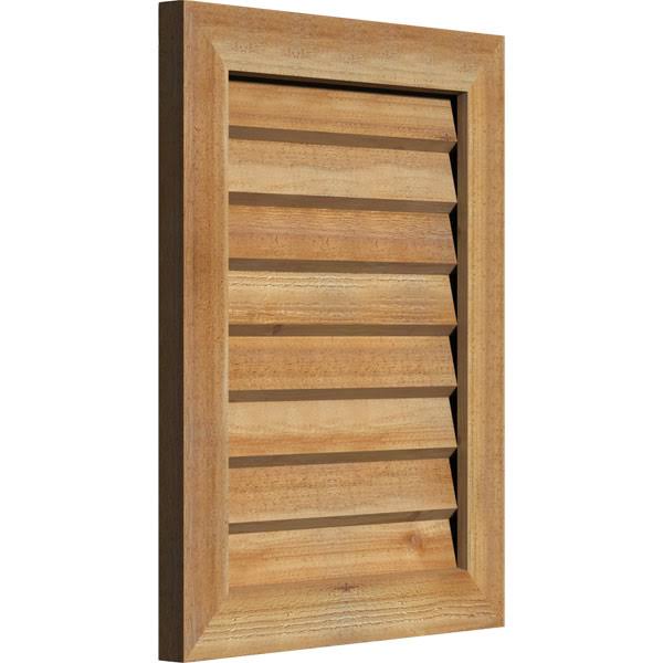 Unfinished Non-Functional Vertical Gable Vent D44812