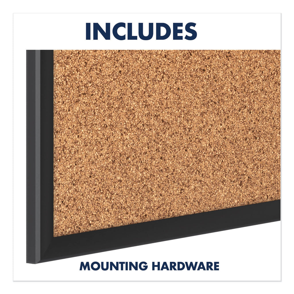 Cork Bulletin Board 72x48 Aluminum Frame D749