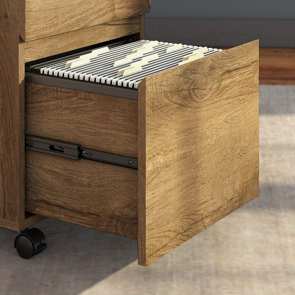 Rustic Brown File Cabinet C295