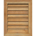 Unfinished Non-Functional Vertical Gable Vent D44812