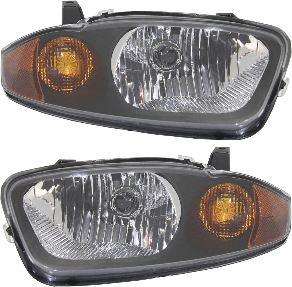 Headlight Set Left Driver and Right Passenger Side Halogen With bulb(s) P131766