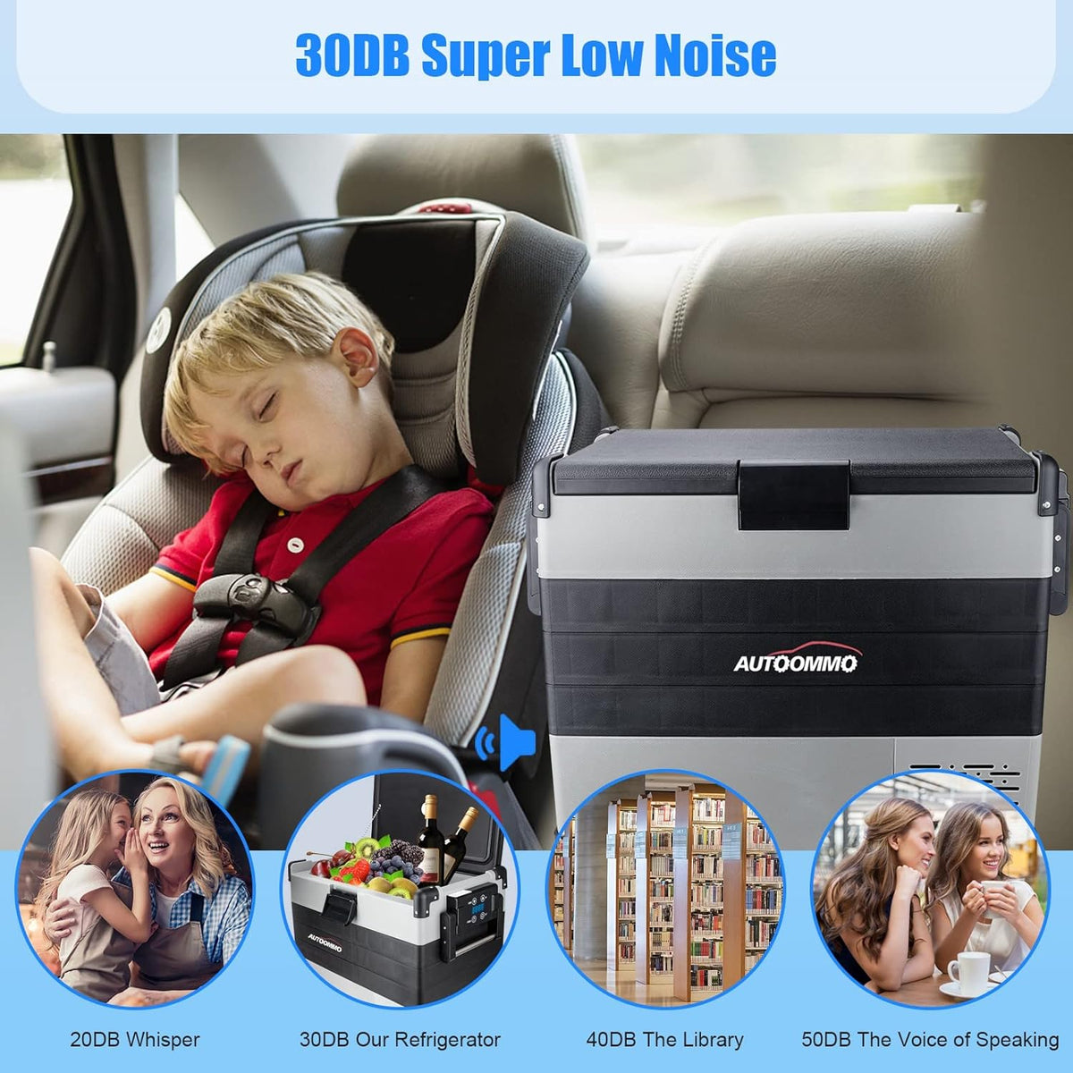 12 Volt 55 Quart Portable Car Refrigerator B818400