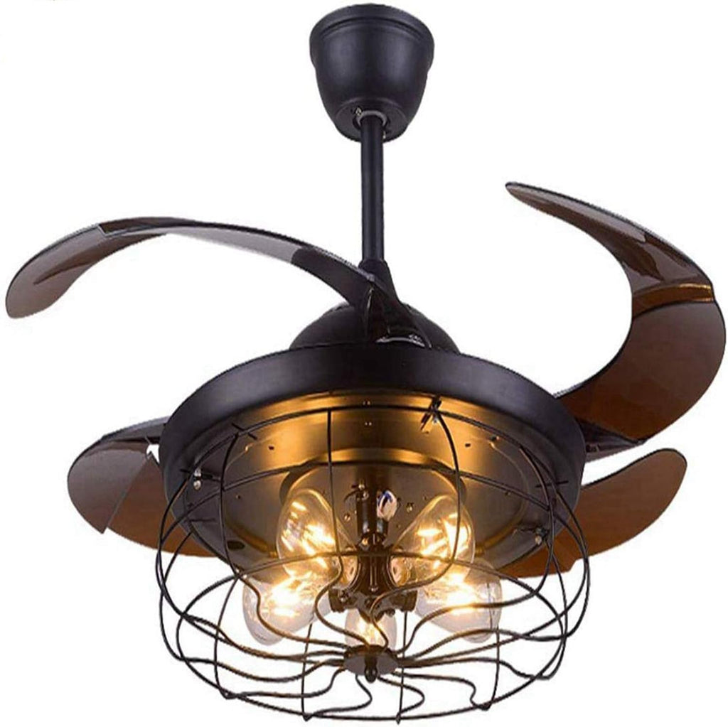 42 Inch Ceiling Fan with Light Retractable Blades A79060