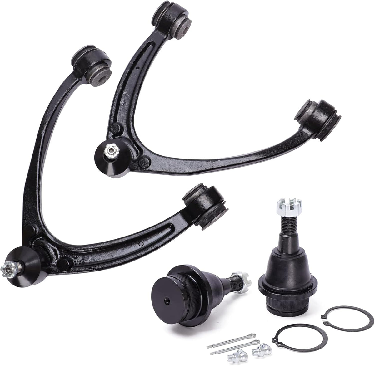 10pcs Front Suspension Kit Upper Control Arms Ball Joint Sway Bar Link Tie Rod Ends Z280505