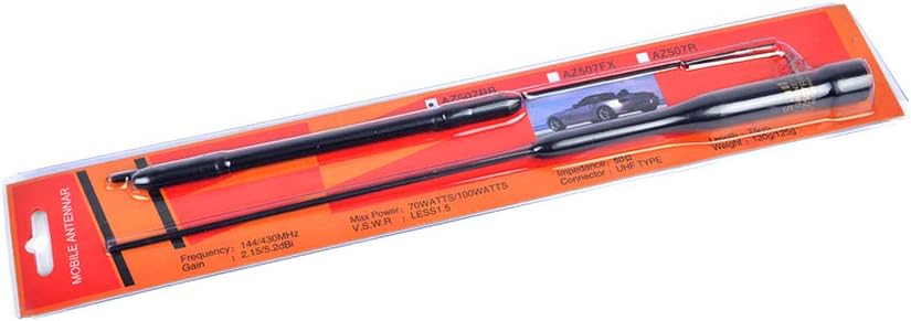 2meter 70cm Mobile Radio Antenna 29.5inch 144/430MHz PL259 Connector Pack of 2 B2296