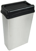Stainless Steel 22 Gallon Wastebasket with Top K75643