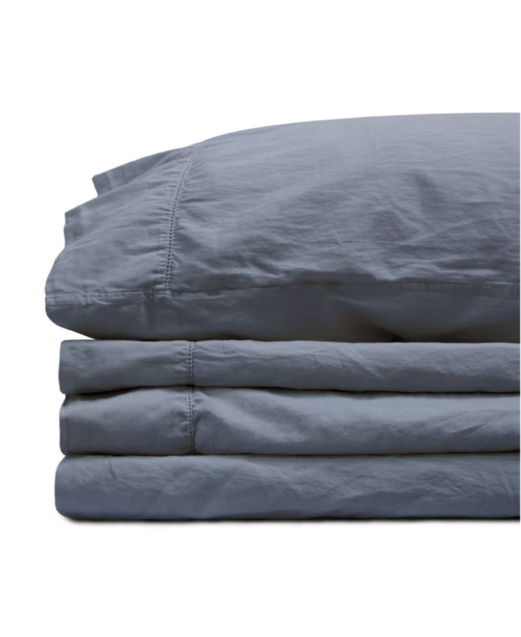 California King Flax Linen Sateen Sheet Set Y6156