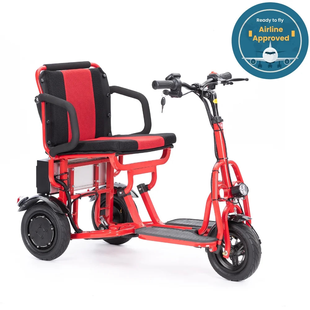 Blue Folding Mobility Scooters P246