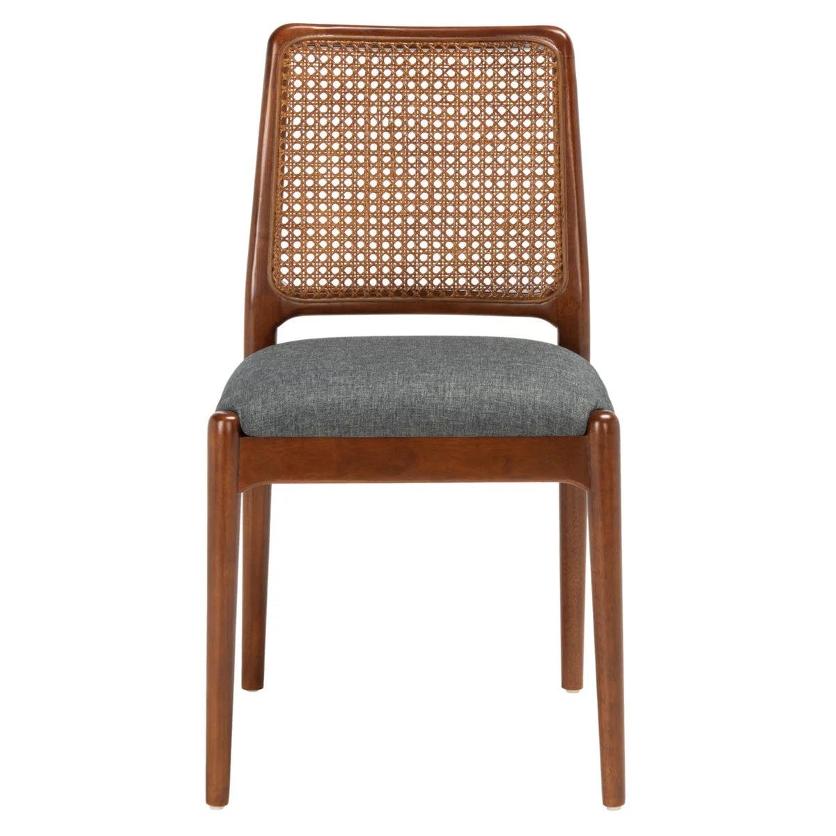 Brown Rattan Dining Chair Set of 2 O60175