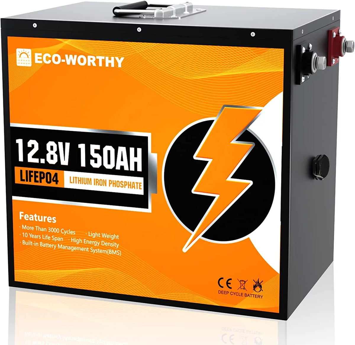 12V 20AH Lithium LiFePO4 Deep Cycle Battery Q444