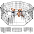 48/42/36/30/24 inch 8 Panel Dog Pen with Door R66576