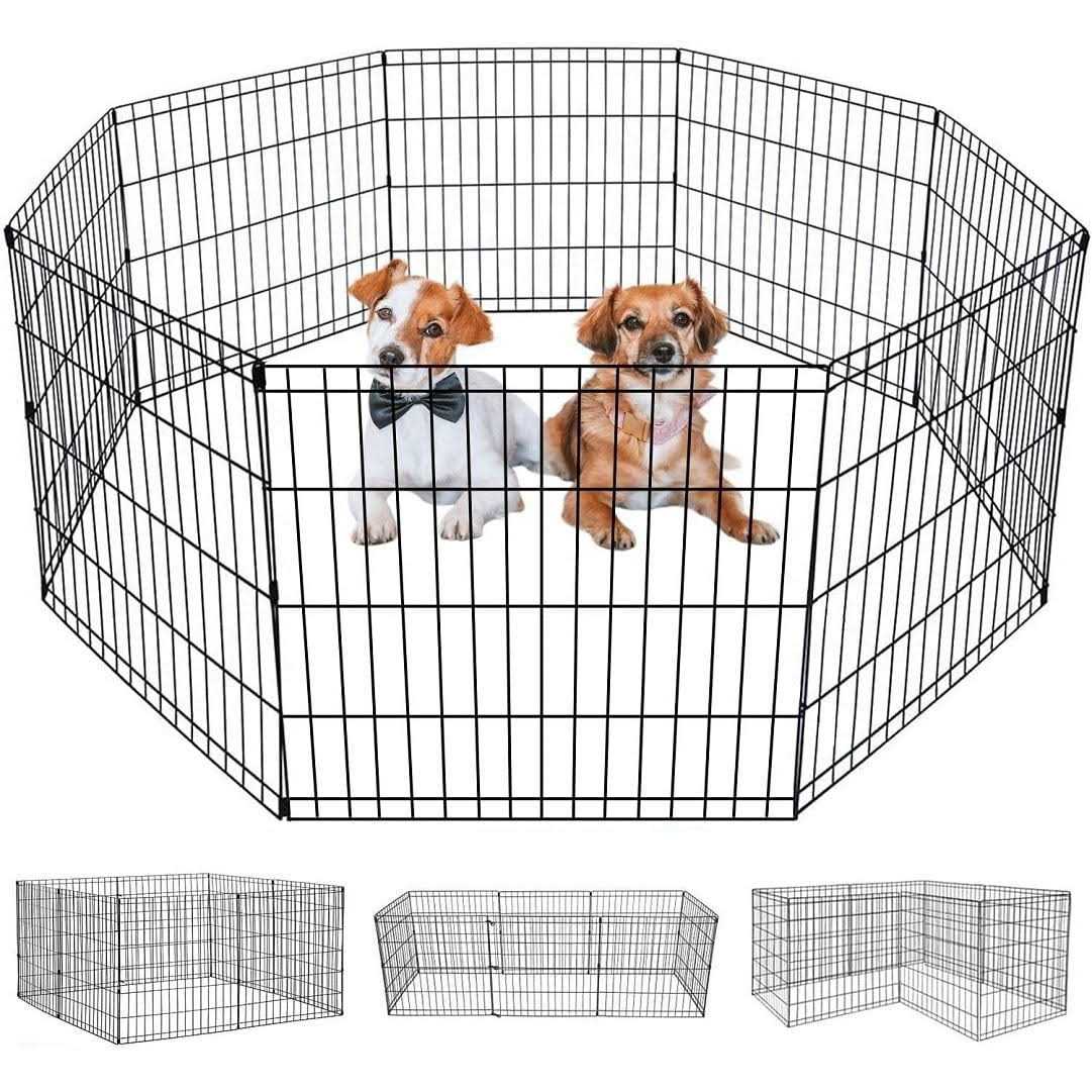 48/42/36/30/24 inch 8 Panel Dog Pen with Door R66576
