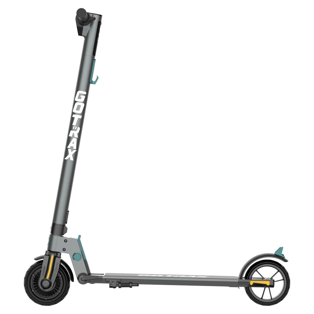 Foldable Electric Scooter with 6 Tires, 200W 12mph, Gray V6818