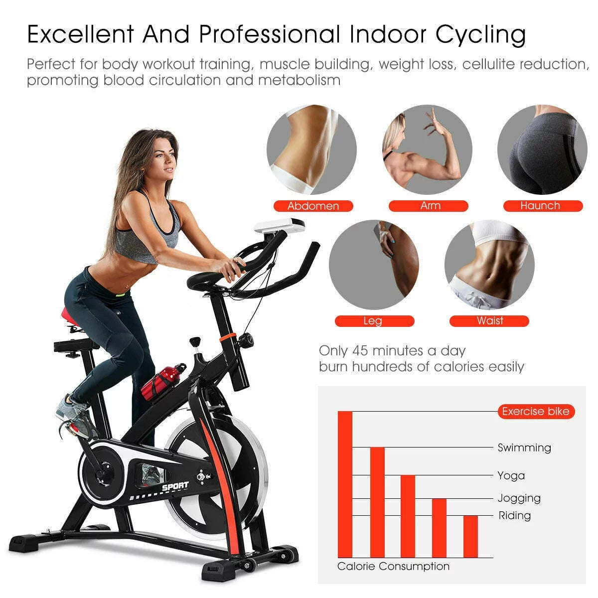 Adjustable Exercise Bike U9140
