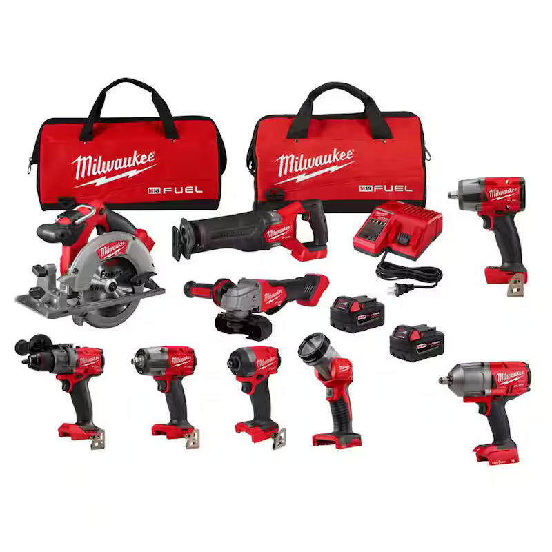 18V Lithium-Ion Brushless Cordless Combo Kit with 1/2 in. Impact Wrenches J319